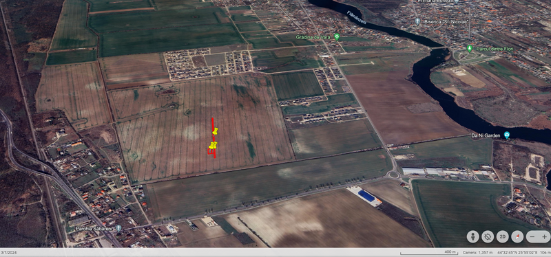 Buftea, teren 1000 mp,